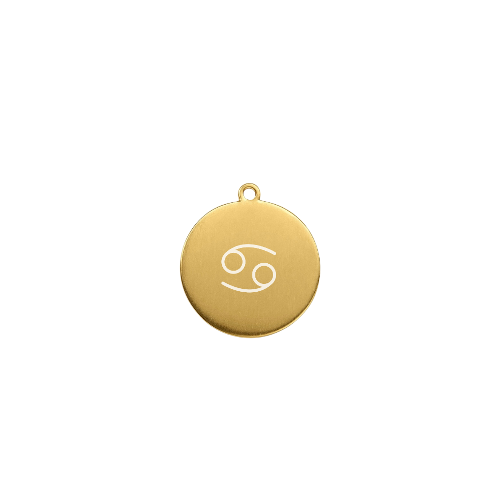 Tiny zodiac charm with fine Chain