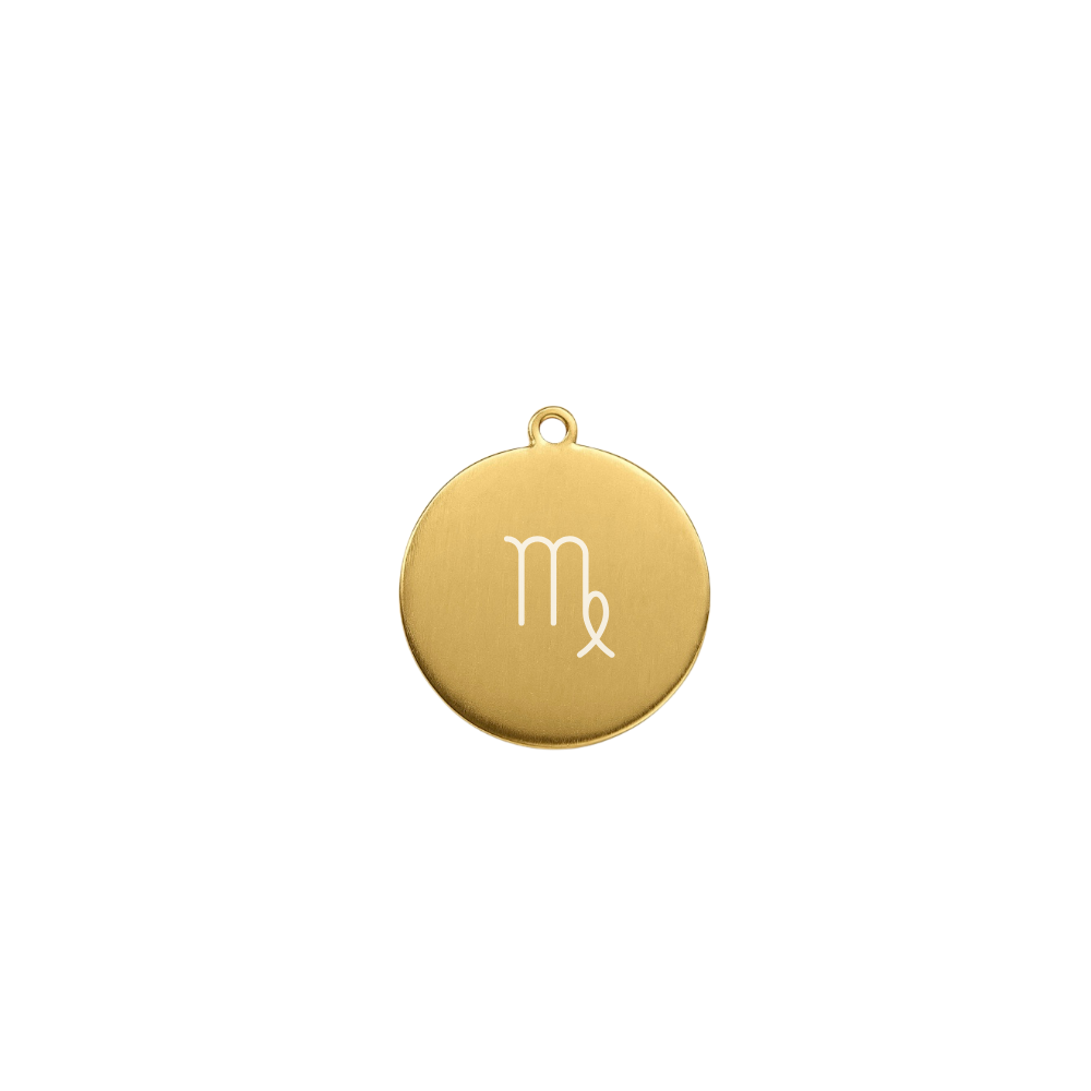 Tiny zodiac charm with fine Chain