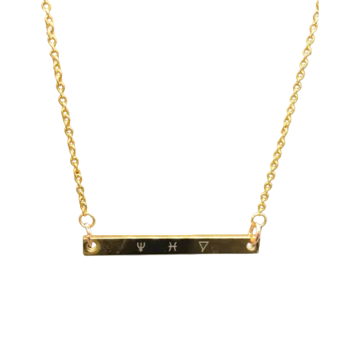 Align Bar Necklace