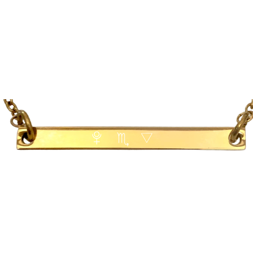 Align Bar Necklace